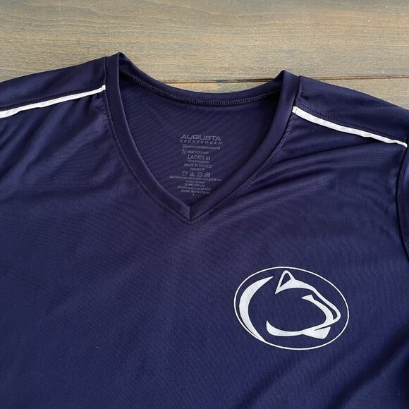 Rare Penn State Linebacker List Ladies V T-Shirt Nittany Lions Medium (F8) - Picture 3 of 8